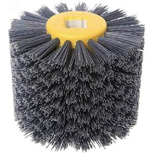 SIGNI Abrasive Nylon Drawing Wheel Drum Burnishing Polishing Brush for wooden furniture floor polishing 120X100mm 320 Grit 1pack