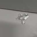 FRIXCHUR 11.8" Small Crystal Chandelier Light Fixture Mini Crystal Ceiling Light 5 Tiers Raindrops Black Chandeliers for Bedroom Hallway Closet, E26 Base