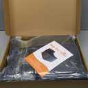 Dog Car Seat for S/M Dogs, Memory Foam Dog Booster Car Seat Up to 35lbs, Detachable Washable Pet Travel Bed with Side Pockets and 2 Safety Belts, Easy to Install (Black)