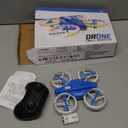 Drones for Kids With Cool Light, Kids Drone with 3D Flip, Altitude-Hold, Self-Rotation, Headless Mode, 3 Speed Modes, One-Click Take-off/Landing, Mini Drone for Christmas, Beginners, Indoor (Blue)