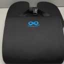 Everlasting Comfort Doctor Recommended Memory Foam Seat Cushion for Office Chairs & Car - Ergonomic Office Desk Accessories - Cushions for Tailbone Pain Relief, Sciatica & Back Support Pillow (01. Black Airflow W/ Lumbar)