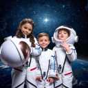 7x5ft Fabric Outer Space Backdrop The Planet Earth View from Space Blue Starry Sky Lone Star Background Universe Milky Way Backdrop for Space Theme Party Decorations Photo Props