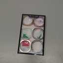 6+6 Pack Bling Case for Samsung Galaxy Watch 8 40mm Screen Protector, Sparkling Rhinestone Hard PC Case + HD Anti-Fog Tempered Glass Film, Waterproof Face Cover Set for Galaxy Watch 8 40mm (Black/Pink/Silver/Rose Gold/Starlight/Clear)