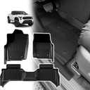 TripleAliners Truck Mat Compatible with 2024-2026 Tacoma Double Cab Auto Trans Accessories, Floor Mats Heavy Duty Custom Fit All Weather Protection TPE Pickup Liner, Not for Hybrid/Manual