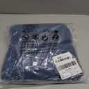 Miessial Women's Oversized Chunky Cable Knit Sweater Lantern Sleeve Pullover Sweaters Fall Winter Crew Neck Loose Jumper Top (Small Blue)