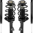 Front & Rear Strut Shock Assembly w/Coil Spring for Mazda 3 2004-2010 Exc. MazdaSpeed, Replace 172263 172264 343412, Left & Right, 4PCS