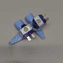 BlueStars Upgraded WH13X10024 Washer Water Inlet Valve Replacement Part  Compatible with G.E & Hotpoint Washers  Replaces WH13X0086 PS1155105 AP3861119 1159233 WH13X10019 WH13X0087