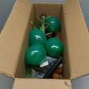 Metal Heavy Duty Palm Tree for Outside Patio, 10.5FT 420 LED Artificial Palm Tree Decor with Coconuts, Lighted Palm Trees Outdoor Pool Tropical Decorations for Home Party Christmas Garden (Green)