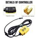 3 Wire Dump Trailer Remote Control Switch for 12V DC Single Acting Hydraulic Pump Power Supply Unit Dump Trailer Fit for Lift Unloading