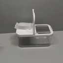 LivLab Mker Rice Storage Container -10Lbs/1.3Gal/6KG Rice Container Airtight Grain Dispenser Kitchen Pantry Organizer with Measuring Cup, BPA-Free, Clear Design for Dry Food