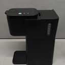 Mini Hot and Iced Coffee Maker Single Serve, for K Cup and Ground, 6 to 14 Oz Brew Sizes, with Recipe Book, for Home, Travel, RV, Office and Dorm, Classic Black (2.0 Version)