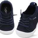 JIASUQI Baby Shoes for Toddler Boys Girls Sneakers Slip on Walking Shoes for Babies (12-18 Months Infant, Navy)