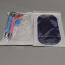 Chuangdi 2 Pcs Diamond Painting Art Drill Pen with Light Diamond Painting Accessories and Tools 12 Pen Heads 2 Anti-slip Mats 2 Wax Organizer Cases for DIY Craft Supplies(Blue, Pink)