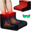Red Light Therapy for Feet, 48W 320 LED Red & Infrared Light Device with 660nm Redlight & 850nm Infrared Light Wavelengths for Feet Foot & Ankle Pain