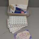 American Mahjong Design Set 1.2-inch 160 Acrylic High-Grade Four Layer Rose Red Mah-Jongg Tiles