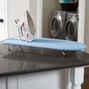Household Essentials 120101-0 Collapsible Space Saving Tabletop Ironing Board with Folding Legs | Blue, 12" X 31"