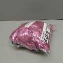 25 Feet Christmas Foil Fringe Banner Metallic Tassle Garland Metallic Backdrop Parade Floats Shiny Hanging Ceiling, Valentine's, Wedding, New Year Party Decorations(4" x 25', Pink)