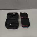 10 Pieces Earbud Case, lyfLux Square and Rectangular Headphone Case with Clips for Headphones, SD Memory Cards, Wireless Earplugs