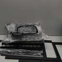 Sakugi Dish Drying Rack - Over The Sink Dish Drainer Drying Rack with Utensil & Knife Holder, Hooks, Stainless Steel Kitchen Organizers and Storage Solution, 11.8" D x 31.5"~39.0''W x 30" H, Black