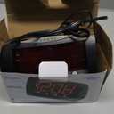 Westclox Alarm Clock 1.8" Red