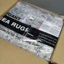 8x10 Washable Area Rug - Modern Abstract Distressed Vintage Carpet with Non-Slip Backing, Stain Resistant & Non-Shedding for Living Room Bedroom, Dining Table, Home Office, Yellow/Grey, 8'x10'