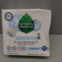Seventh Generation Dishwasher Detergent Packs for sparkling dishes Free & Clear Dishwasher Tabs (72 Count)