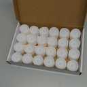 Homemory 24Pcs Flickering Flameless Candle Battery Operated, 200+Hours Fake Electric LED Tea Lights for Votive, Centerpiece Table Decorations, Wedding, Aniversary, Halloween, Christmas (Warm White Glow  White Body)