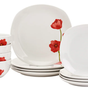 Tabletops Unlimited Abbie Dinnerware Set, 12 pcs