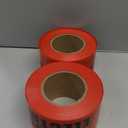 Danger Do Not Enter Tape 2 Pack 3 inch X 1000 feet Sharp Red with a Bold Black Print for High Visibility Tear Resistant Design