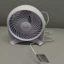 Honeywell TurboForce Air Circulator, Small Tabletop Fan, Quiet Personal Fan for Home or Office, 3 Speeds, 90 Degree Pivoting Head, White, HT-904