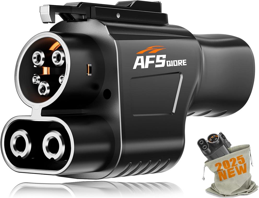 NACS to CCS Adapter, Fast Charging Supercharge, Max 500A 1000V Electric Vehicle Charging Adapters, NACS to CCS Electric Vehicle Adapter Fit for All Ford EVs, GM, Rivian