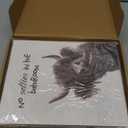 Funny Bathroom Decor Wall Art Print, Black and White Bathroom Highland Cow Donkey Art Prints,Funny Animal Bathroom Sign Bathroom Quotes Wall Decor Set of 4(8"x10"in)Framed Rustic Farmhouse Decoration