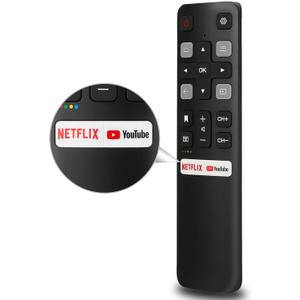 Replacement Remote Control Only for All TCL TV, Compatible for All TCL Android 4K UHD Smart TV(Without Voice Command)