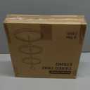 Wooden 3 Tiered Tray Stand, Farmhouse Round Black 3 tier Decorative Tray for Home Kitchen Table Decor, Serving Tray for Coffee Bar Party Weddding Holiday Decorations Fruits and Cupcake Display