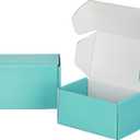 50 Pack 6x4x3 inches Shipping Boxes Teal, Corrugated Small Cardboard Boxes for Mailing Packing (6"x4"x3", 50 pack)