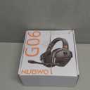 NUBWO Wireless Gaming Headset with Mic for Ps5 Ps4 PC, Zero Interference, 100-Hour Battery All-Day Play, 23ms Sync for Fortnite & Call of Duty/FPS Gamers, Triple Mode All Devices Compatible - Orange