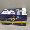 Pampers ZZZ Overnight Diapers, Size 4 (22-37 lbs), 104 Count, Nighttime Protection Disposable Baby Diaper, Night Time Leak and Skin Protection