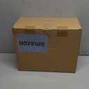 Christmas Decorations - Christmas Village Sets of 5 Lighted Ceramic Houses with Remote Control & 9 Trees - Indoor White Xmas Holiday Rustic Unique Decor for Home Table Room Farmhouse Decoration