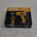 SEEKONE Heat Gun 1800W 122-120250- 650Fast Heating Heavy Duty Hot Air Gun Kit Variable Temperature Control Overheat Protection with 4 Nozzles for Crafts, Shrinking PVC, Stripping Paint(5.2FT)