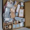 ROBOTIME Dollhouse Furniture, Wooden Doll House Furniture Set, 23 PCS Doll House Accessories and Furniture, Dollhouse Furniture Gift for Boys and Girls