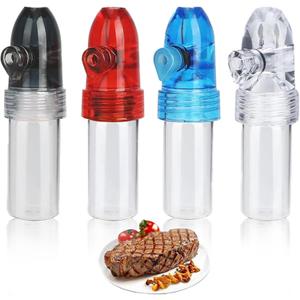 Mini Salt and Pepper Shakers Spice Storage for Outdoor Activities Traveling Cooking (2.67" x 0.59")