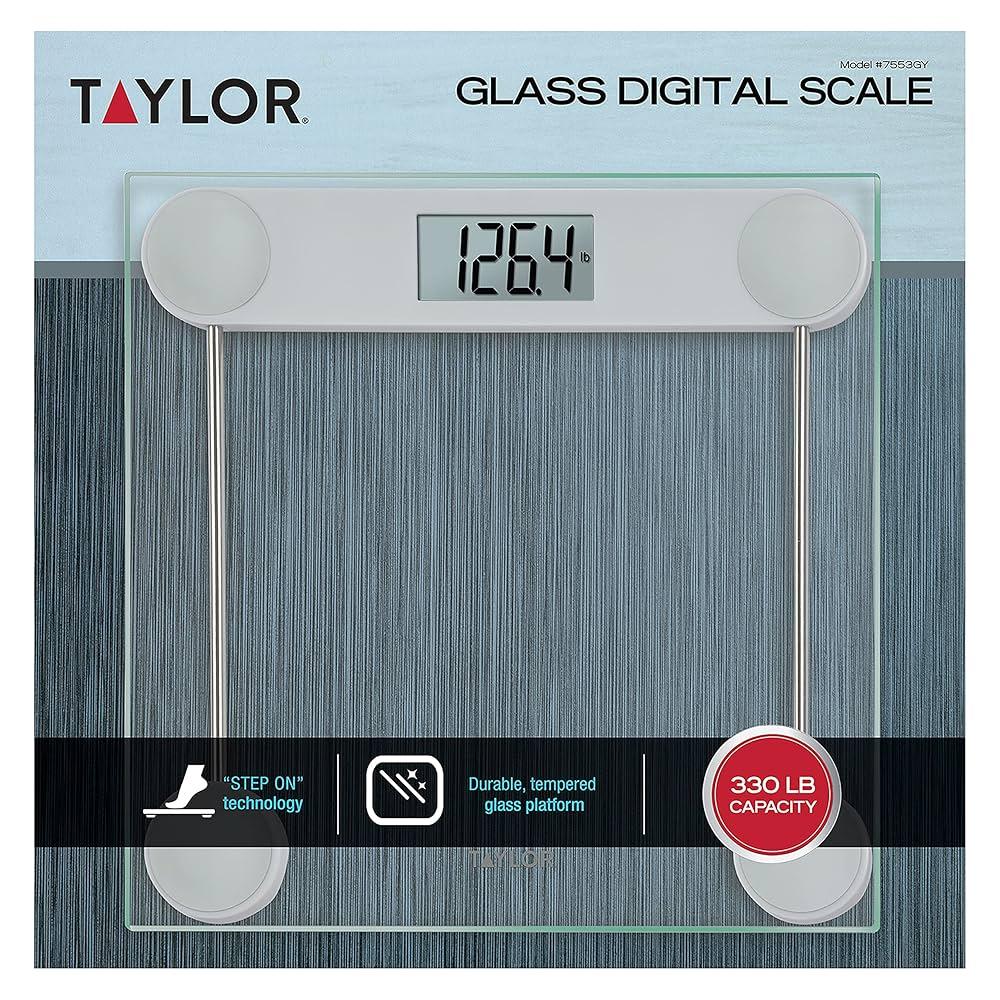 Taylor Digital Clear Glass Scale