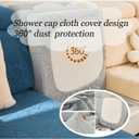 Stretch Sofa Covers for Cushion Couch,Universal Wear Resistant Slipcover with Elastic Bottom,Magic Couch Cover Furniture Protector,Anti-Slip L Shape Sofa Cover,Headrest Cover,Weave-Mustard yellow