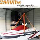 Watercraft Lift Sling 2800lbs Capacity, 43'' Never Break Jet Ski Lift Sling,Steel Bracket with Anti Slip Strip,Thickened Polyester Lifting Suitable,for Personal Watercraft,PWC,Jet Ski, 43 inches x 1.5 inches