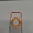 TORRAS 360 Magnetic Stand for iPhone 17 Pro Case, [Rotatable Sturdy Kickstand][Fit for MagSafe][4X Mil-Grade Shockproof] Slim Transparent Phone Cover, Camera Button, Clear Orange, Ostand O3 Fitness