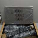 Clothes Rack with Drawers, Freestanding Rolling Garment Rack for Hanging Clothes, Closet Organizer Adjustable Metal Wire Shelving Wardrobe with Rods Portable Closet Shelf with Wheels, Black