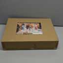 ATDAWN Light Up Snowman Family, Pre-Lit 60 Lights Christmas Collapsible Snowman Outdoor Decoration, Outdoor Lighted Snowman Christmas Yard Decorations, SF02