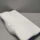 Derila Cervical Queen Size Pillow for Sleeping - Support Pillow for Side, Back, Stomach Sleepers - Contour Best Bed Pillows for Sleeping (1 Pillow | White)