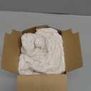 Kevin Textile Pillow Covers Decorative Set of 2 Striped Corduroy Plush Velvet Christma Pillowcases Cushion Cover for Couch 16x16 Inch Cream