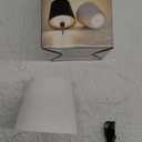 Wireless Bottle Lamp,3 Color Light Dimming Metal Bottle Lamp,Rechargeable Waterproof Bottle Touch Lamp Head with for Home,Bar,Camping,Travel,Restaurants,Party,Decor&Gifts (White,1PC)